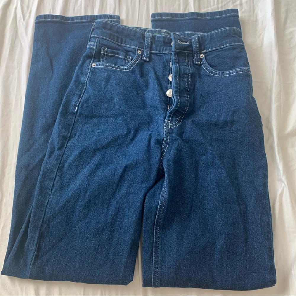 Straight Jeans, with button fly!